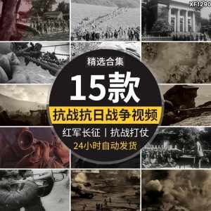 抗日战争斗抗战打仗红军长征解放战争历史记忆新中国成立视频素材-泰戈创艺资源库