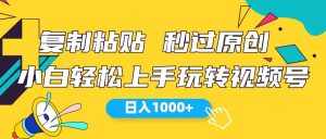 (10328期)视频号新玩法 小白可上手 日入1000+-泰戈创艺资源库
