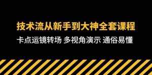 （10193期）技术流-从新手到大神全套课程，卡点运镜转场 多视角演示 通俗易懂-71节课-泰戈创艺资源库