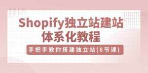 (10584期)Shopify独立站-建站体系化教程,手把手教你搭建独立站(8节视频课)-泰戈创艺资源库