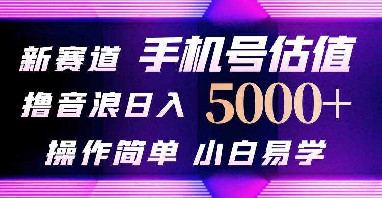 （10154期）抖音不出境直播【手机号估值】最新撸音浪，日入5000+，简单易学，适合…-泰戈创艺资源库