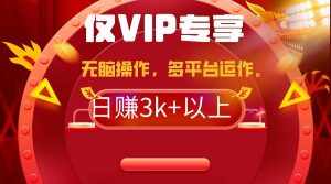 （9377期）2024年最新一键多平台带货，这么简单无脑的操作日入3k+你玩过吗？几分钟…-泰戈创艺资源库