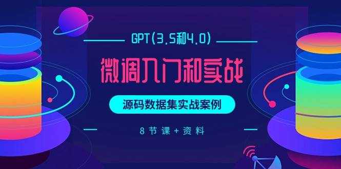 （9909期）GPT(3.5和4.0)微调入门和实战，源码数据集实战案例（8节课+资料）-泰戈创艺资源库