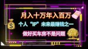(11099期)个人“IP”月入十万 年入百万,逆风翻盘秘籍!-泰戈创艺资源库