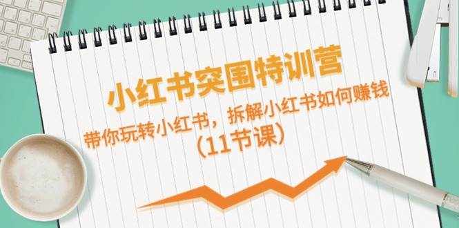 小红书突围特训营，拆解小红书如何赚钱，带你玩转小红书（11节课）-泰戈创艺资源库