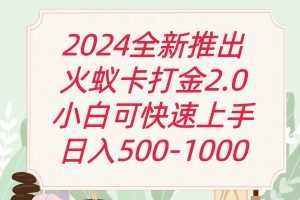 全新火蚁卡打金项火爆发车日收益一千+-泰戈创艺资源库