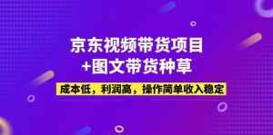 京东视频带货项目+图文带货种草,成本低,利润高,操作简单收入稳定-泰戈创艺资源库
