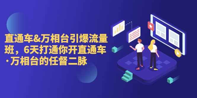 直通车+万相台引爆流量班，6天打通你开直通车·万相台的任督 二脉-泰戈创艺资源库
