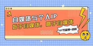 （7899期）自媒体与个人IP，始于自媒体，高于自媒体（101节音频+资料）-泰戈创艺资源库