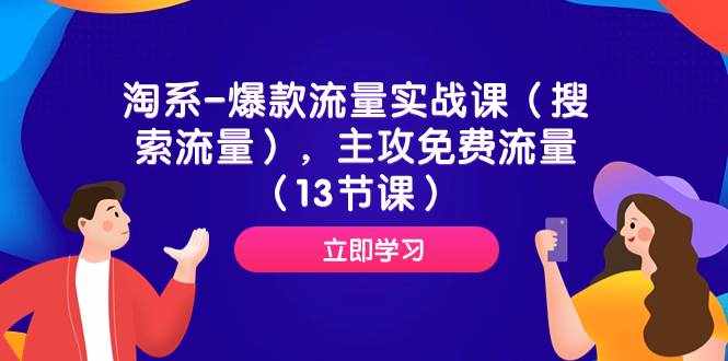 （7658期）淘系-爆款流量实战课（搜索流量），主攻免费流量（13节课）-泰戈创艺资源库