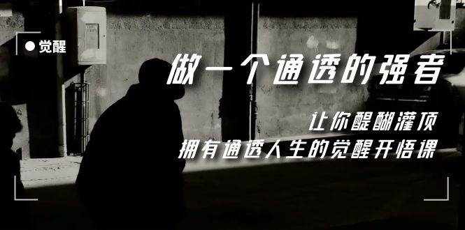 （7696期）觉醒-做一个通透强者，让你醍醐灌顶，拥有通透人生，掌握强大的秘密-泰戈创艺资源库