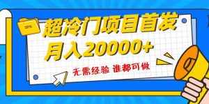 （8148期）超级冷门项目，粤语动画赛道，十分钟一个原创视频，简单易上手 实测月入1w+-泰戈创艺资源库