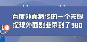 外面收费980的百度极速版最新玩法,多窗口拉满一小时利润在30-50+【软件+教程】-泰戈创艺资源库