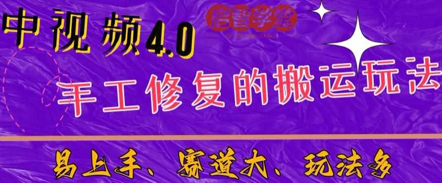中视频4.0赛道：新手福音，一小时制作，三天过计划，7天看效果【揭秘】-泰戈创艺资源库