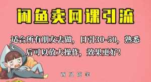 外面这份课卖698,闲鱼卖网课引流创业粉,新手也可日引50+流量【揭秘】-泰戈创艺资源库