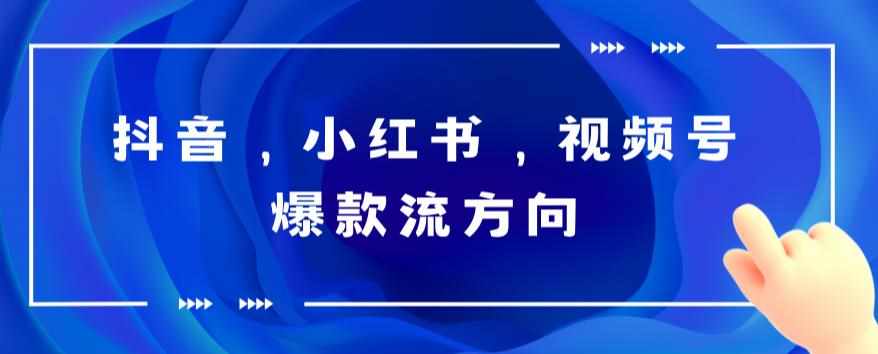 抖音，小红书，视频号爆款流视频制作，简单制作掌握流量密码-泰戈创艺资源库