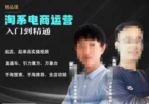 2023手淘搜索实操课+体系化课程,起店起单品实操视频课程-泰戈创艺资源库