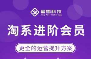 星雪·淘系进阶课程,快速提升突破技能流量瓶颈必备(更新2023年5月)-泰戈创艺资源库