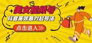 抖音暴力起号,短视频美女号起号项目+素材+批量剪辑去重软件-泰戈创艺资源库