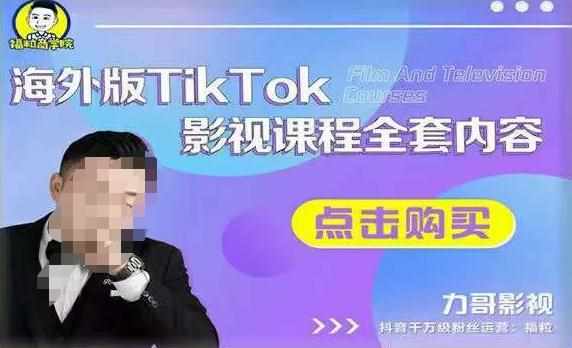 海外TikTok影视课程全套，从搭建渠道，到如何正确使用账号，到未来的变现渠道等-泰戈创艺资源库