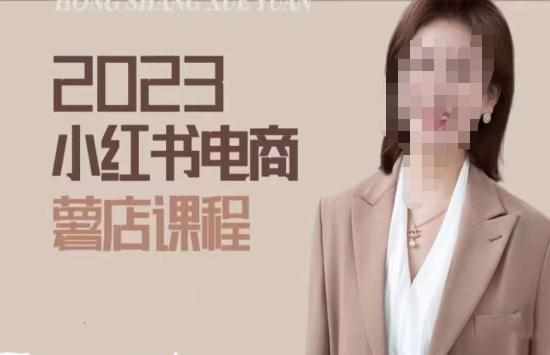 2023小红书电商课，新手小白从0~1玩转小红书薯店电商-泰戈创艺资源库