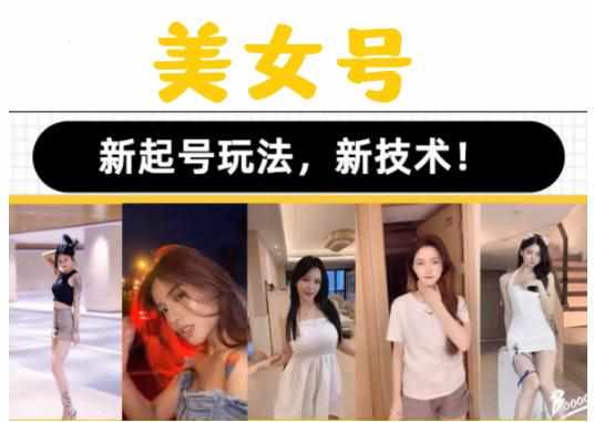 2023抖音快手短视频美女号课程制作玩法教程，美女号搬运新起号玩法，新技术（素材+教程）-泰戈创艺资源库