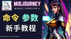 Midjourney新手入门教程，轻松创作顶级图像，命令参数-新手教程-泰戈创艺资源库