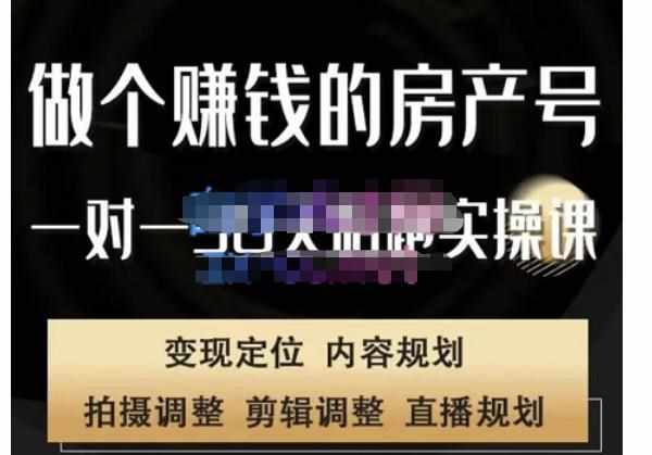 刘广标·同城房产号线上陪跑课，拍摄、剪辑、写文案、直播，做一个具有潜力价值的房产号-泰戈创艺资源库