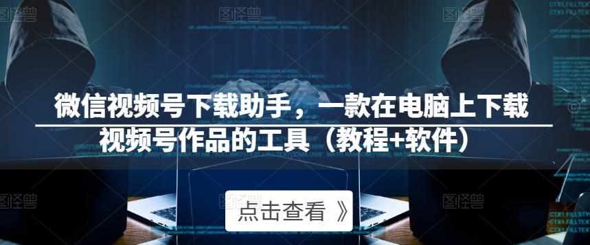 微信视频号下载助手，一款在电脑上下载视频号作品的工具（教程+软件）-泰戈创艺资源库