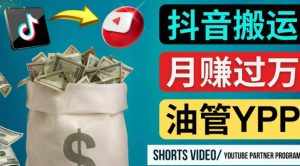 如何使用正确的方法搬运抖音视频到YouTube Shorts，月赚过万-泰戈创艺资源库