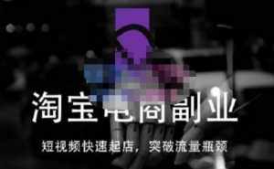 蓝Sir派·淘宝短视频快速起店，替代传统搜索方式，学会做一个不一样的淘宝店-泰戈创艺资源库