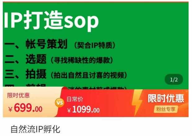 瑶瑶·自然流IP孵化，系统掌握IP孵化全流程，也能学到选题，剪辑，账号运营经验-泰戈创艺资源库