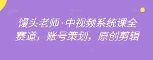 馒头老师·中视频系统课全赛道，账号策划，原创剪辑-泰戈创艺资源库