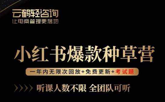 言若非-小红书爆款种草营，最值得入局的站外流量渠道！-泰戈创艺资源库