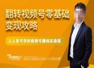 微信视频号零基础变现攻略，人人皆可学的视频号赚钱实操课-泰戈创艺资源库