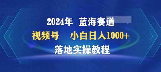 2024年视频号蓝海赛道百家讲坛,小白日入1000+,落地实操教程【揭秘】-泰戈创艺资源库