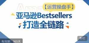 运营操盘手!亚马逊Bestsellers打造全链路,选品、Listing、广告投放全链路进阶优化-泰戈创艺资源库