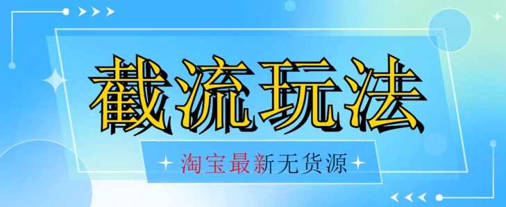 首发价值2980最新淘宝无货源不开车自然流超低成本截流玩法日入300+【揭秘】【1016更新】-泰戈创艺资源库