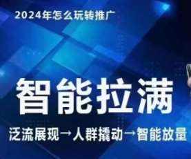 七层老徐·2024引力魔方人群智能拉满+无界推广高阶,自创全店动销玩法-泰戈创艺资源库