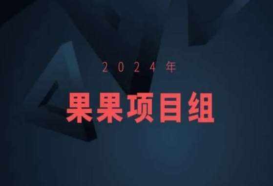 2024年果果项目组项目合集-果果最新项目-泰戈创艺资源库
