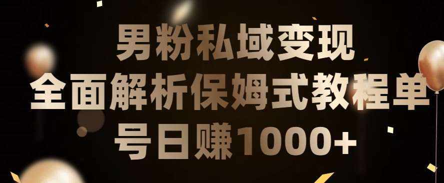 男粉私域长期靠谱的项目,经久不衰的lsp流量,日引流200+,日变现1000+【揭秘】-泰戈创艺资源库