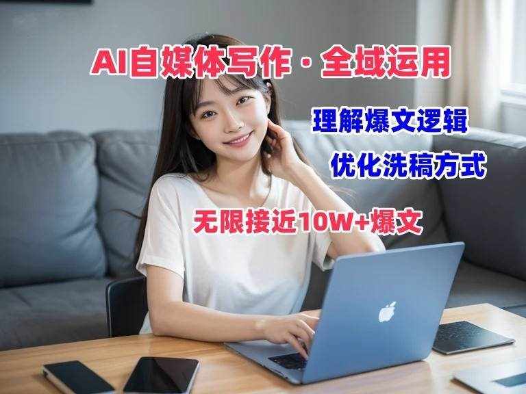 AI自媒体写作 → 价值变现，剖析爆文逻辑，无限接近10W+爆文体验课-泰戈创艺资源库