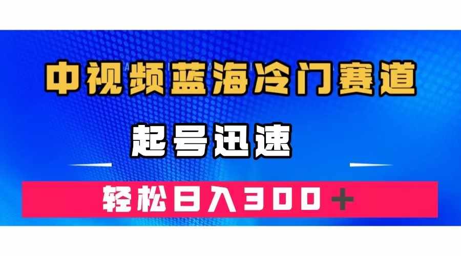 中视频蓝海冷门赛道，韩国视频奇闻解说，起号迅速，日入300＋-泰戈创艺资源库