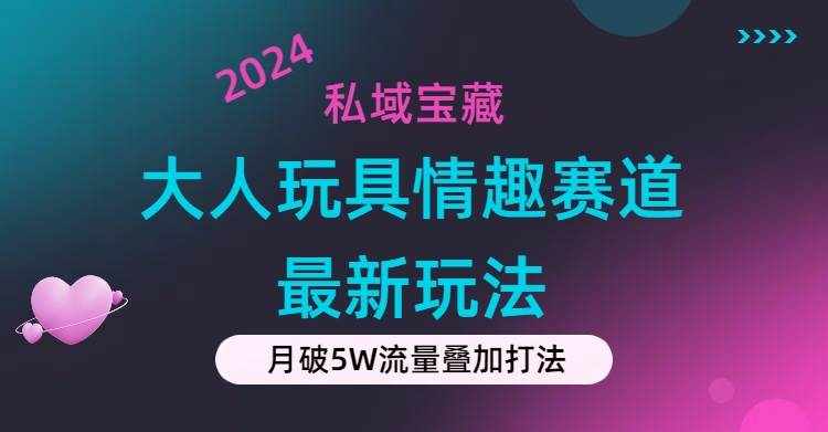 (11541期)私域宝藏:大人玩具情趣赛道合规新玩法,零投入,私域超高流量成单率高-泰戈创艺资源库