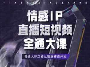 情感IP直播短视频全通大课，普通人IP之路从情感赛道开始-泰戈创艺资源库