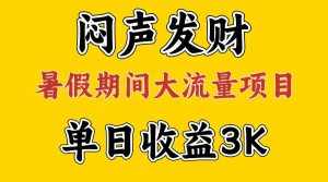 （11558期）闷声发财，假期大流量项目，单日收益3千+ ，拿出执行力，两个月翻身-泰戈创艺资源库