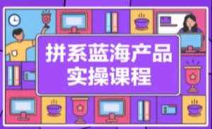 拼系冷门蓝海产品实操课程，从注册店铺到选品上架到流量维护环环相扣-泰戈创艺资源库