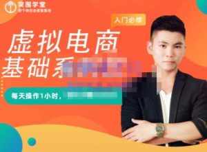 突围学堂·虚拟电商基础系列课(入门必修),每天操作1小时,每月多赚10000-泰戈创艺资源库