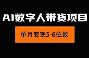 （11751期）2024年Ai数字人带货，小白就可以轻松上手，真正实现月入过万的项目-泰戈创艺资源库