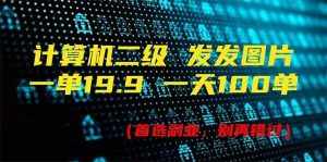 （11715期）计算机二级，一单19.9 一天能出100单，每天只需发发图片（附518G资料）-泰戈创艺资源库